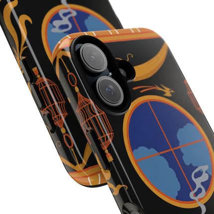 Art Deco Lounge Phone Case – Opulent Smoke & Timeless Glamour
