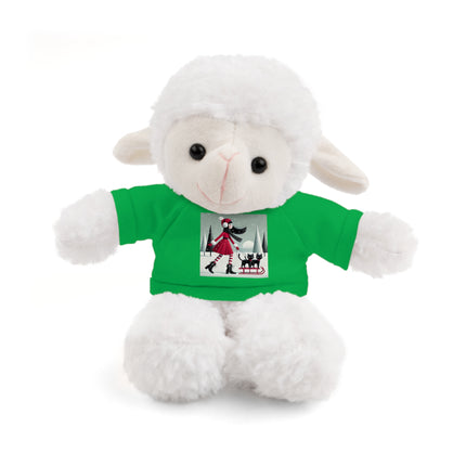 Red Sled & Curious Cats Stuffed Animals with Tee