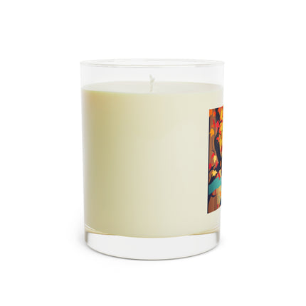 Black Cat in Kimono Scented Candle - Full Glass, 11oz