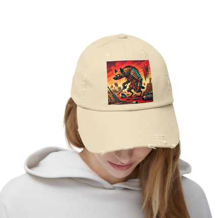 The Cunning Scavenger Unisex Distressed Cap