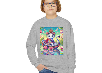 Geisha Kitten’s River Voyage Youth Crewneck Sweatshirt