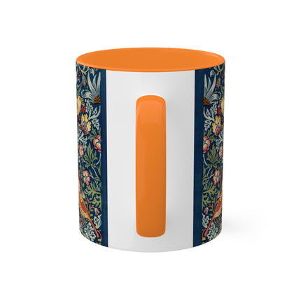 Strawberry Thief by William Morris Colorful Mugs, 11oz