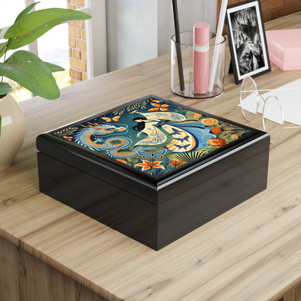 Fairy Waltz in the Butterfly Garden Jewelry Box