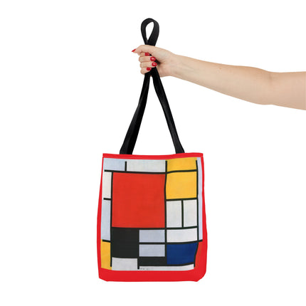 Composition with Red, Yellow, Blue, and Black by Piet Mondrian Tote Bag (AOP)