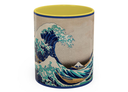 The Great Wave off Kanagawa by Katsushika Hokusai Colorful Mugs (11oz, 15oz)