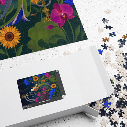 🌙🕯️ The Lady Of The Midnight Garden Puzzle – Art Deco Nocturne