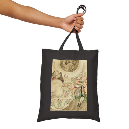 Sur talons rouges (On Red Heels) pl 01 by Gerda Wegener Cotton Canvas Tote Bag