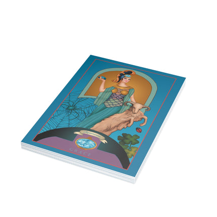 March & Aquamarine (Gem Series) by Sofia Chiostri Postcards (envelopes included) - Bundles of 10, 30, 50 Pieces