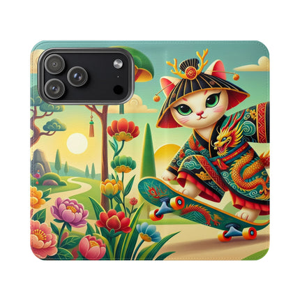 🛹🐉 Dragon Dance on Wheels Flip Case – Bold Adventure & Dynamic Grace