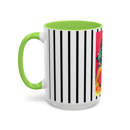 Art Deco Christmas Enchantment Colorful Mugs (11oz, 15oz)