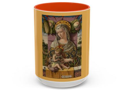 Madonna and Child by Carlo Crivelli Colorful Mugs (11oz, 15oz)