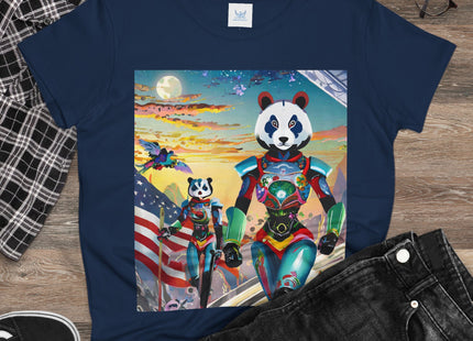 Cyber Punk Robots Cotton Tee