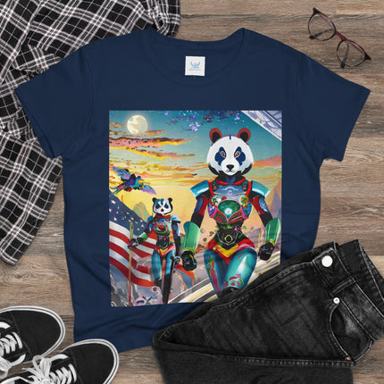 Cyber Punk Robots Cotton Tee
