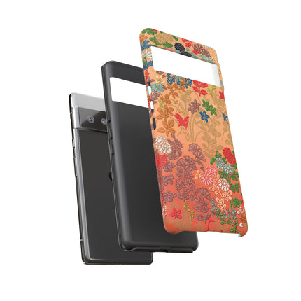 Ornamental Japanese Flower Pattern Phone Cases