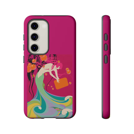 Mermaid Dive Phone Case – Vibrant Waves & Playful Elegance