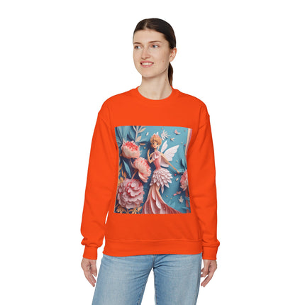Peony Fairy Unisex Heavy Blend™ Crewneck Sweatshirt