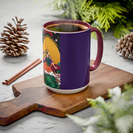 The Jewel Pavilion Colorful Mug (11oz, 15oz) – Royal Elegance, Peacock Beauty & Jewel-Toned Splendor
