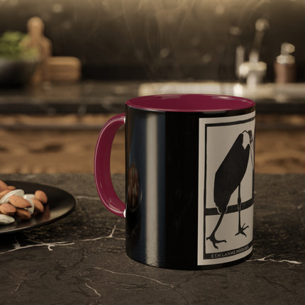 A Lame Marabou by Samuel Jessurun de Mesquita Colorful Mugs, 11oz
