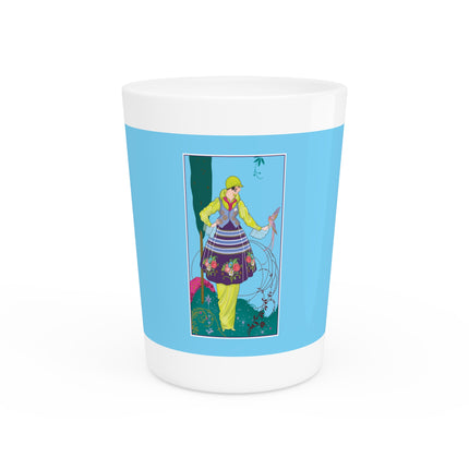 Exquisite Elegance by Umberto Brunelleschi Ceramic Shot Glass