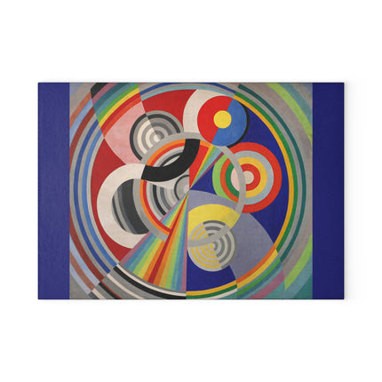 Rythme No. 1 by Robert Delaunay Glass Cutting Board
