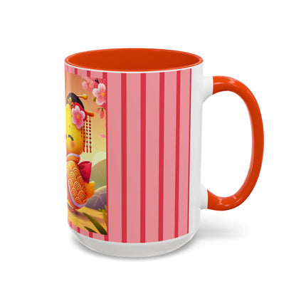 Whimsical Springtime Exchange Colorful Mugs (11oz, 15oz)