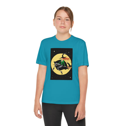 A Witch’s Moonlit Flight Youth Competitor Tee