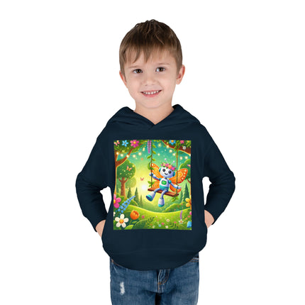 Robot Fairy Toddler Pullover Fleece Hoodie
