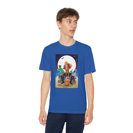 Moonlit Pirate Halloween Youth Competitor Tee