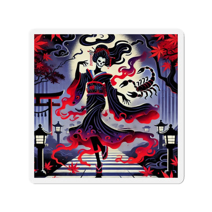 Halloween Sorceress Die-Cut Magnets (4 Sizes)