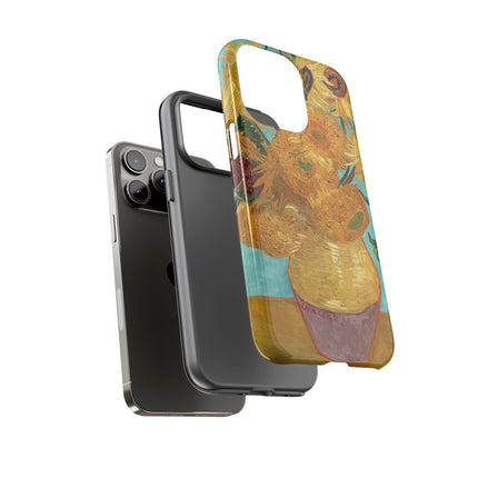 Vase with Twelve Sunflowers by Vincent Van Gogh Phone Cases