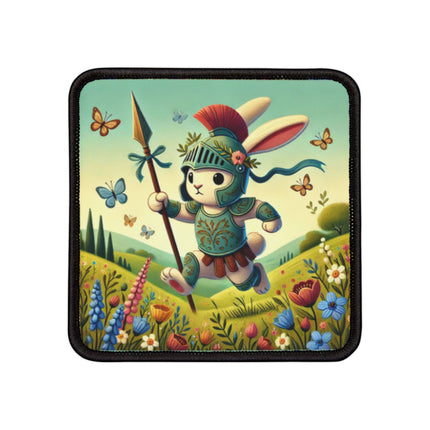 Rabbit Gladiator Iron-On Patches
