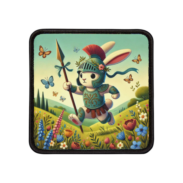 Rabbit Gladiator Iron-On Patches