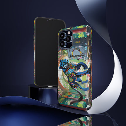 Cyber Panther's Hunt Phone Cases