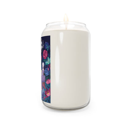 🎼🌺 The Midnight Music Lesson Scented Soy Candle – Art Deco Floral Romance