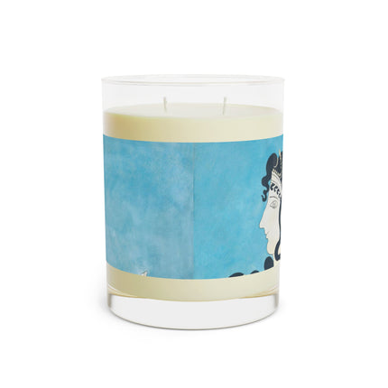 Reproduction of Ladies in Blue Scented Candle - Full Glass, 11oz