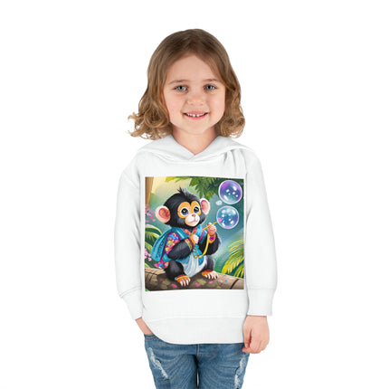 Bubble Magic in the Jungle Toddler Pullover Fleece Hoodie
