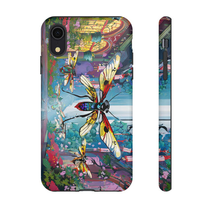 Neon Swarm Phone Cases