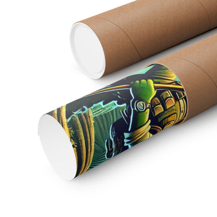 🐊🌿 Swamp Stalker Matte Vertical Poster – Mystery, Power & Primal Adventure