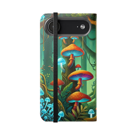 🐅🌿 Silent Stripes Flip Case – Stealth, Grace & Enchanted Forest