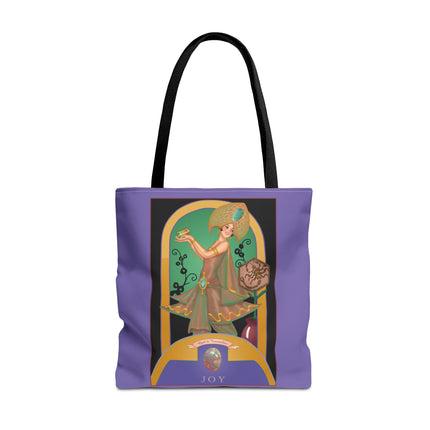 Astrology Gem Series: October & Opal, Tourmaline Tote Bag