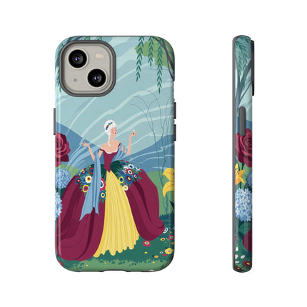 🌹🌿 The Willow Garden Promenade Phone Case – Art Deco Floral Elegance