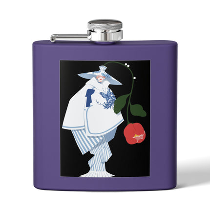 Blue & White Porcelain Geisha Flask – Quiet Elegance & Timeless Grace