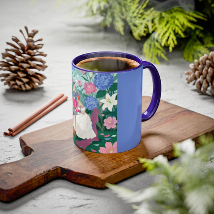 The Ladies Of The Blossoming Vanity Colorful Mugs – Art Deco Floral Elegance