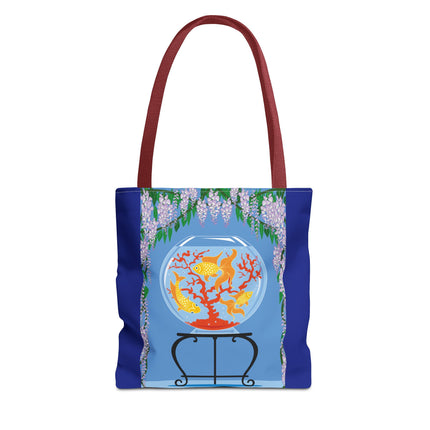 Aquatic Symphony Tote Bag (AOP)