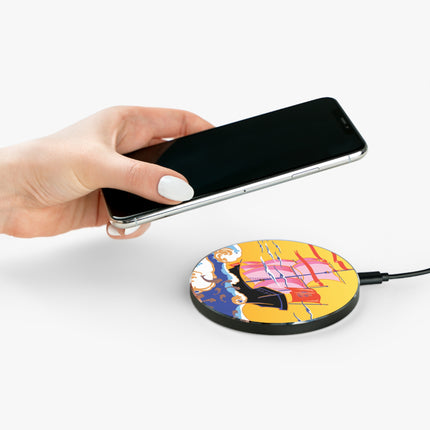 Golden Seas and Whimsical Dreams Wireless Charger