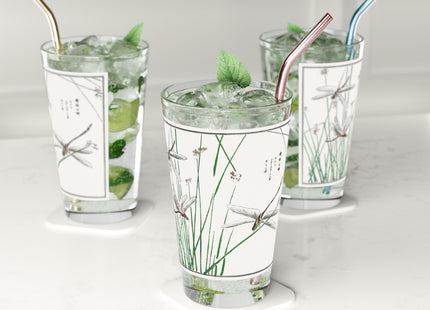 Dragonflies by Morimoto Toko Glass, 16oz