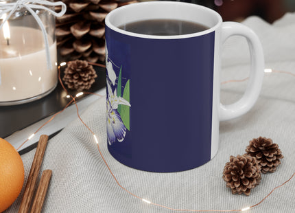 Irises by Kogyo Tsukioka Ceramic Mug 11oz