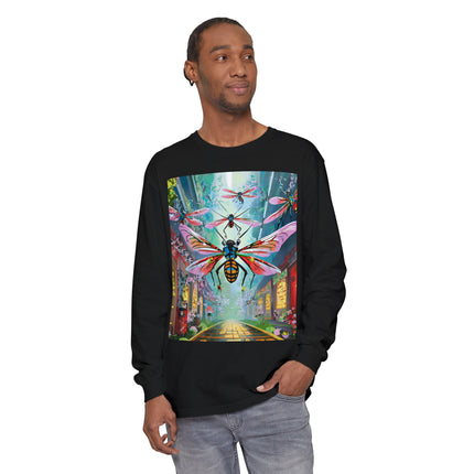 Neon Swarm Long Sleeve T-Shirt
