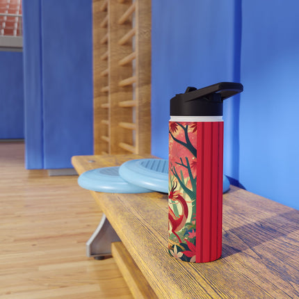 The Dragon Fairy’s Dance Stainless Steel Water Bottle, Standard Lid