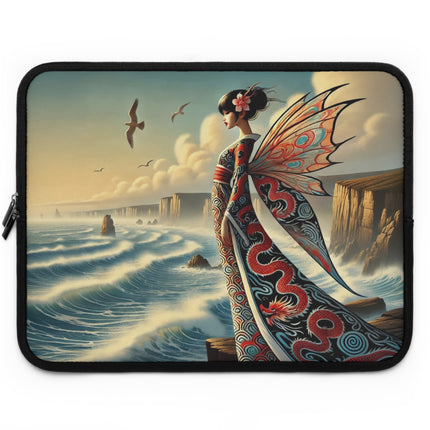 Coastal Fairy Laptop Sleeve – Serene Grace & Oceanic Magic